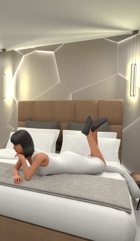 Virtual home staging hálószoba